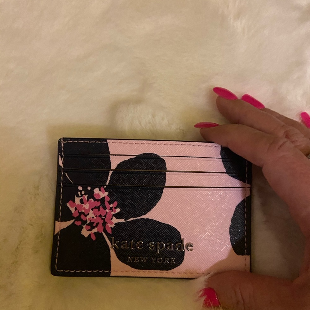 NWOT Kate Spade Grand Flora Credit Card Holder